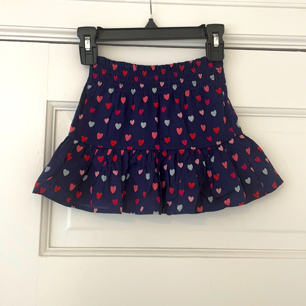 Bon Ton Girls Skirt with hearts